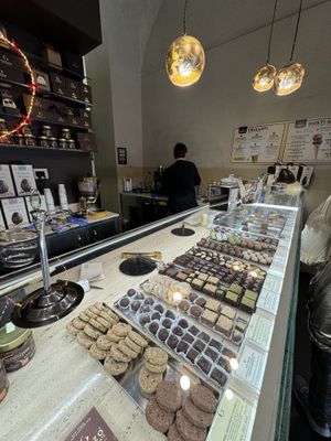   at Grezzo Raw Chocolate in Rome