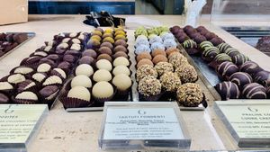   at Grezzo Raw Chocolate in Rome