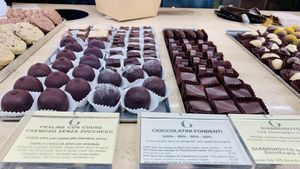   at Grezzo Raw Chocolate in Rome