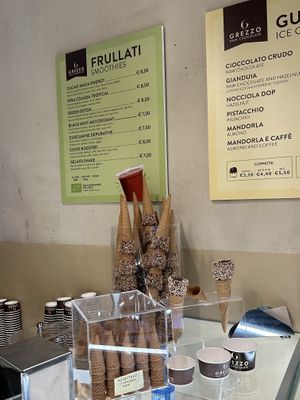   at Grezzo Raw Chocolate in Rome