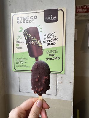   at Grezzo Raw Chocolate in Rome
