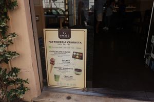   at Grezzo Raw Chocolate in Rome