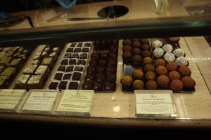   at Grezzo Raw Chocolate in Rome