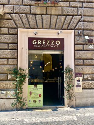 The venue  at Grezzo Raw Chocolate in Rome