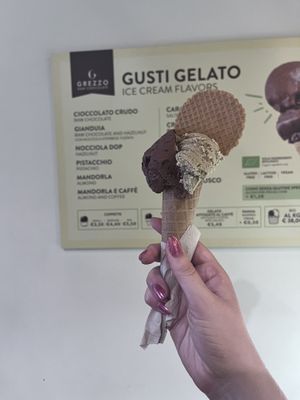   at Grezzo Raw Chocolate in Rome