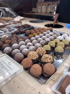   at Grezzo Raw Chocolate in Rome