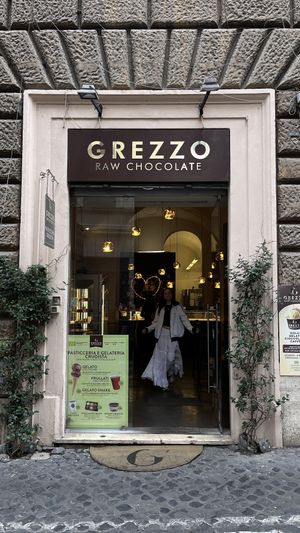   at Grezzo Raw Chocolate in Rome