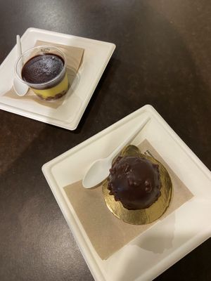 Chocolate hazelnut ball  at Grezzo Raw Chocolate in Rome