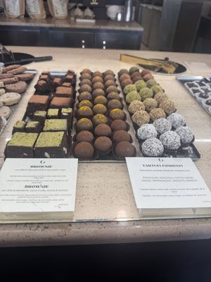   at Grezzo Raw Chocolate in Rome