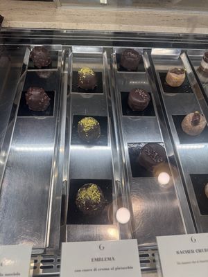   at Grezzo Raw Chocolate in Rome