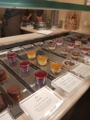 Awesome desserts at Grezzo Raw Chocolate in Rome