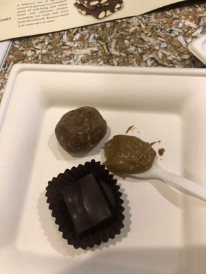 Raw vegan chocolate  at Grezzo Raw Chocolate in Rome