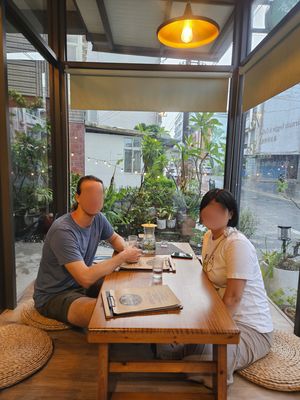 Japanese corner; rest of the restaurant uses Western chairs and tables at Sarnath Vegetarian Kitchen - 鹿野苑蔬食料理廚房 in Taichung