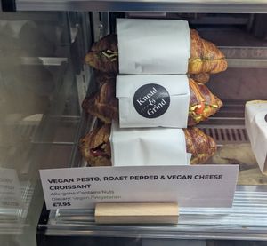 Filled Savoury Croissant at Knead & Grind  in Clitheroe