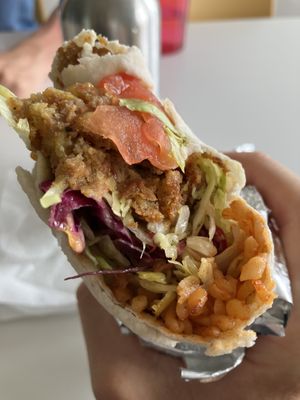 Falafel Yufka mit veganer Soße  at Sidad Kebap & Pizza  in Freiburg
