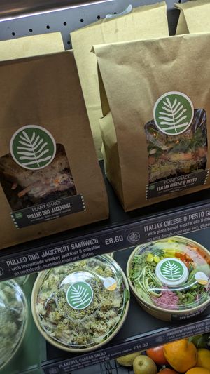 Sandwiches at Plant Shack in London