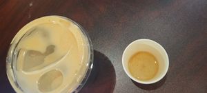 House nitro cold brew w/homemade Salted Cardomam syrup at Firecreek Coffee Company in Flagstaff