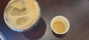 Nitro Cold brew w/salted cardamom syrup, both homemade at Firecreek Coffee Company in Flagstaff