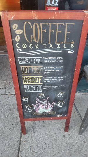 They have a craft coffee cocktail bar! at Firecreek Coffee Company in Flagstaff