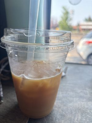 $9 for a M coffee w/ oat milk   at Firecreek Coffee Company in Flagstaff