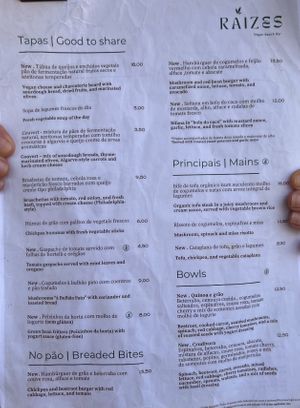   at Raízes - Cozinha Saudável & Vegetariana in Quarteira