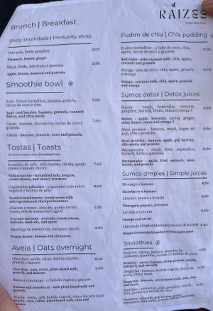   at Raízes - Cozinha Saudável & Vegetariana in Quarteira