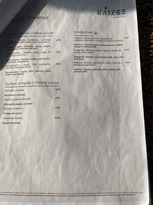   at Raízes - Cozinha Saudável & Vegetariana in Quarteira