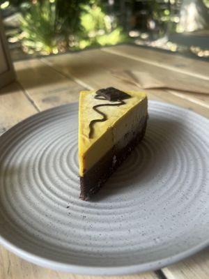 Orange chocolate cakee  at Ecospace in Yerevan