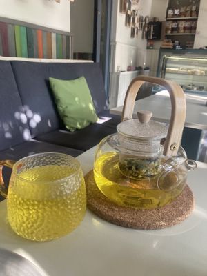 Herbal tea  at Ecospace in Yerevan