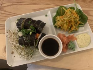 japanese plate at Wypas in Poznan
