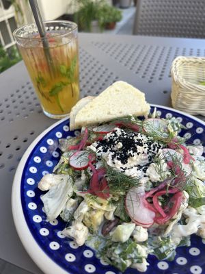 Summer salad  at Wypas in Poznan