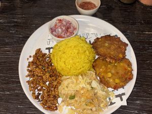 Nasi campur  at The Well Kuta Lombok in 
