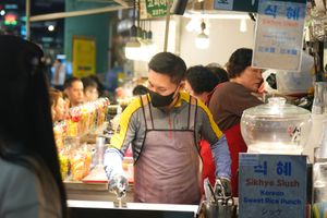  at Vegan Seoul Market Food Tour  in Seoul
