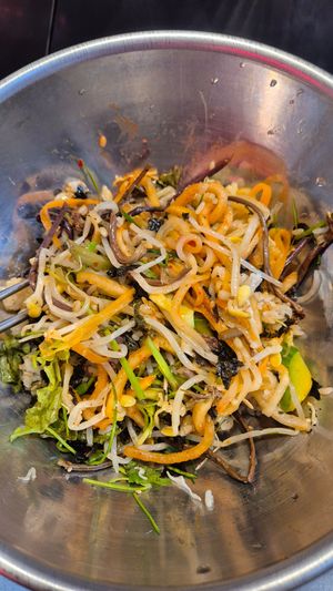Bibimbap at Vegan Seoul Market Food Tour  in Seoul