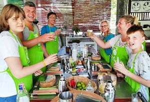 Cocktail / Mocktail class fun for all ages!  In the new VIP Cooking School location at Time for Lime in Koh Lanta