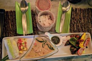 Vegan curry at Time for Lime in Koh Lanta