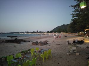 View from the restaurant at Time for Lime in Koh Lanta