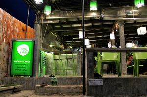 The bar of Time for Lime is by the beach.  at Time for Lime in Koh Lanta