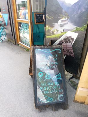 Main entrance - street level at Geiranger Sjokolade Fjordnær in Møre Og Romsdal