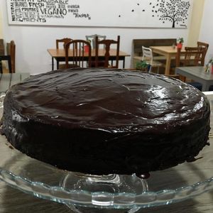 Chocolate Vegan Cake! at Racimo16 in Gran Canaria