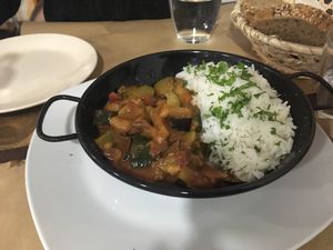 Tikki masala  at Racimo16 in Gran Canaria