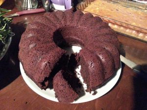 vegan cake at Teneffus Cafe in Istanbul