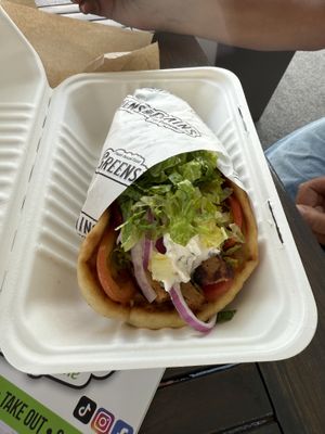 Gyro  at Greens and Grains in Stone Harbor
