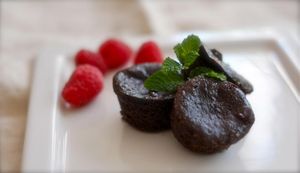Vegan and Gluten-Free Double Chocolate Spinach and Hemp Brownie Bites at Sugar Beak Bakery in Irvine