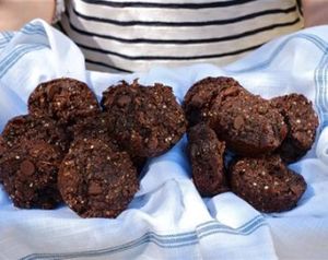 Vegan Dark Chocolate Coconut Zucchini Bread at Sugar Beak Bakery in Irvine