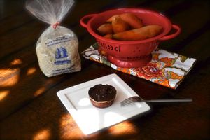 Vegan and Gluten-Free Salted Caramel Sweet Potato Chocolate Tartlet at Sugar Beak Bakery in Irvine