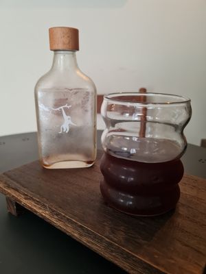 Cold brew coffee, recommended! at Espacio Elemental in Alicante