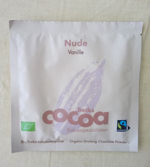 Vegan cocoa powder at CHOCOVERSUM - Hamburgs Schokoladenmuseum in Hamburg