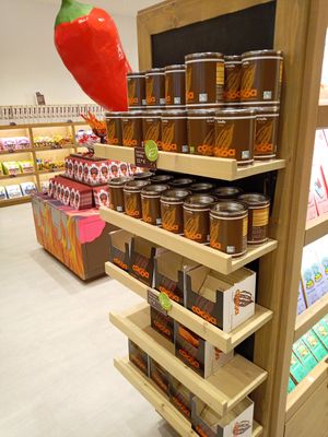 Vegan cocoa at CHOCOVERSUM - Hamburgs Schokoladenmuseum in Hamburg