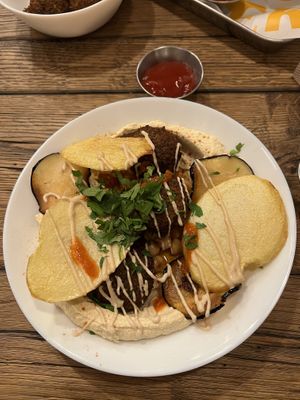 Hummus Sabich 👌🏻  at MOTEK in Frankfurt